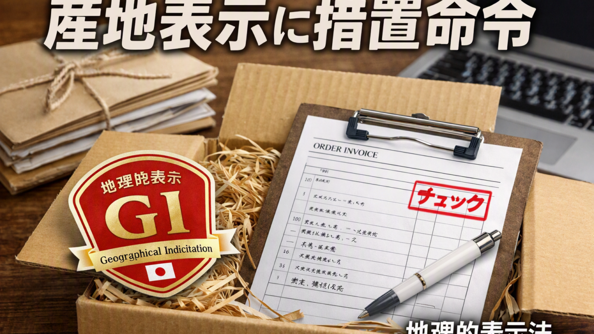 農水省が越前町にGI法の措置命令　ふるさと納税サイトの表示責任者という論点